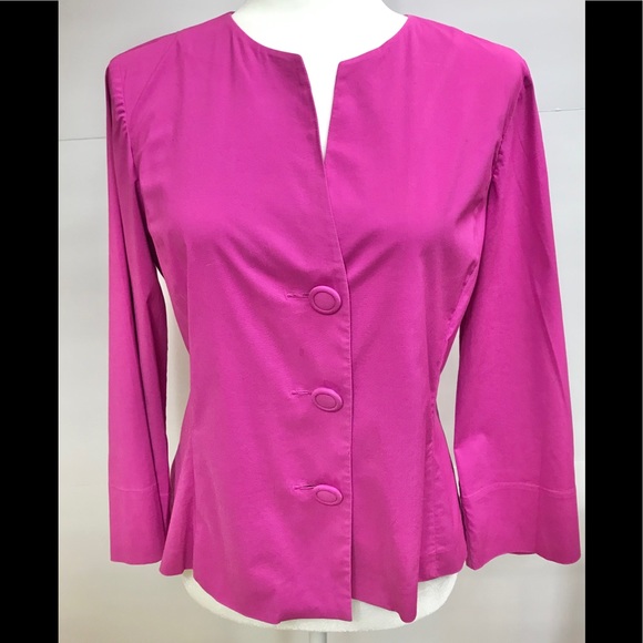 Talbots Single Breasted Stretch 3 Button Blazer - Picture 1 of 5